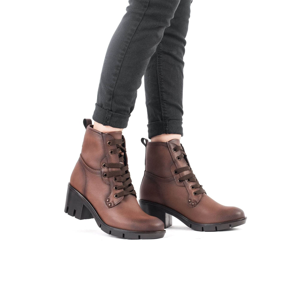 Botines Para Mujer Con Agujetas Botas Dama Calzado Denver Yayas